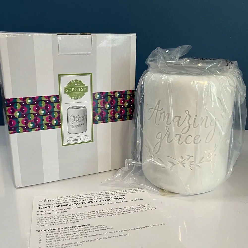 Scentsy Amazing Grace Wax Warmer Full Size New In Box
